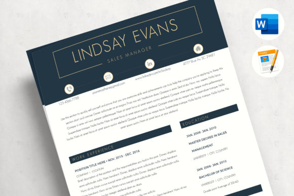 Download Professional Resume Template Bundle, Cover Letter, Reference - Premium Resources